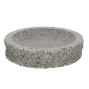 Bird bath granite round S