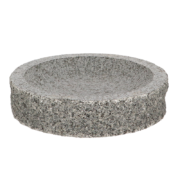 Bird bath granite round S