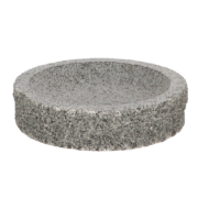 Bird bath granite round S