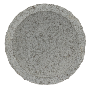 Bird bath granite round S