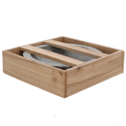 Bird bath granite round S