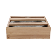 Bird bath granite round S