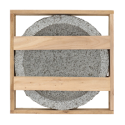 Bird bath granite round S