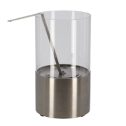 Bioethanol Tischfeuer rund Edelst.