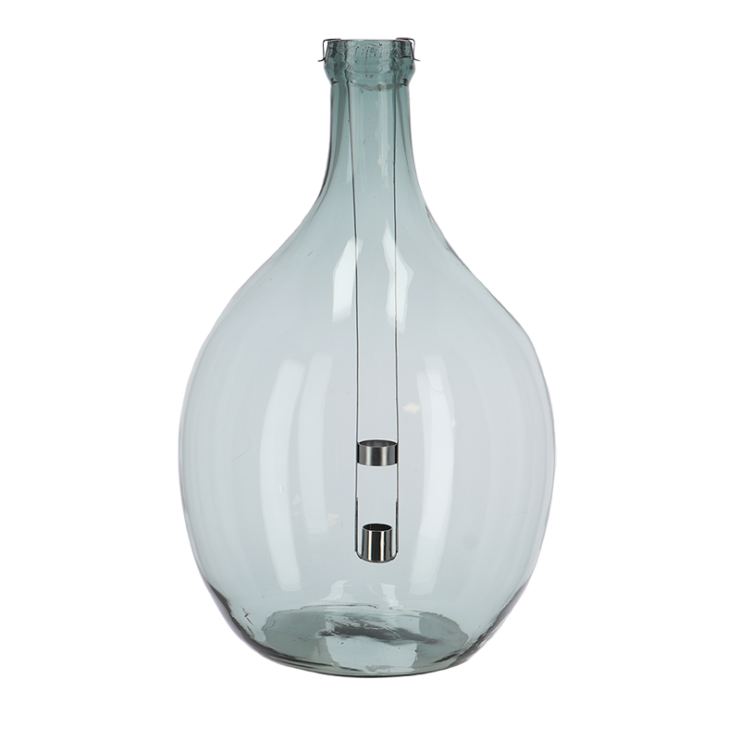 Lanterne de bougeoir transparent L