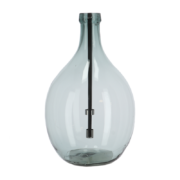 Fles windlicht transparant L
