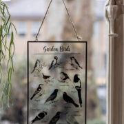 Glas hanger garden birds
