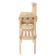 Potting table with rack natural