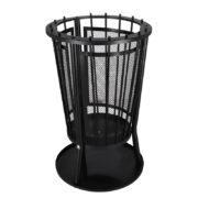 Fire basket with bottom plate k/d