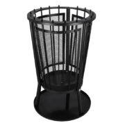 Fire basket with bottom plate k/d