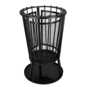 Fire basket with bottom plate k/d