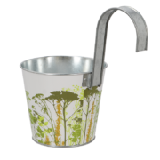 Herb flower pot with hook