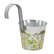 Herb flower pot with hook