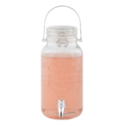 Juice dispenser flip top