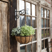Metal hanging basket 12"