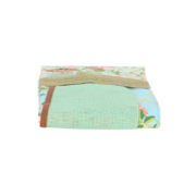Ceinture outils de jardin motif de roses/jute