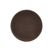Untersetzer unglasiert braun 12cm