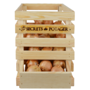 Wooden onion crate