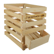Wooden onion crate