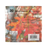 Papieren servetten paddestoel/blad