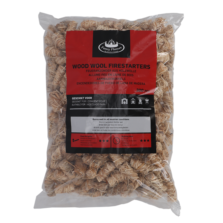 Wood wool fire starters 300pcs.