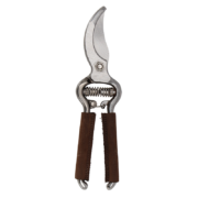 Pruner with leather handle