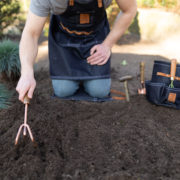 Copper plated rake fork