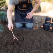 Copper plated rake fork