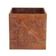 Jardinière rouille carré