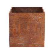 Jardinière rouille carré