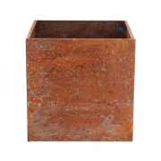 Jardinière rouille carré