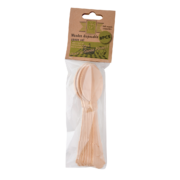 Wooden disposable spoon set of 8