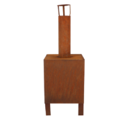 Chauffe-terrasse rouillé S