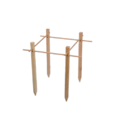 Wooden plant support fence S