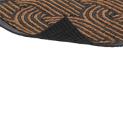 Deurmat rubber/kokos Art deco L