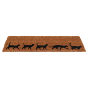 Doormat coir cats