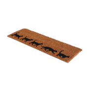 Doormat coir cats