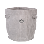Waxed canvas storage container M