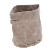 Waxed canvas storage container M