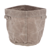 Waxed canvas storage container M