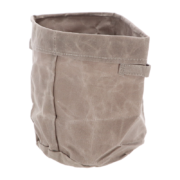Waxed canvas storage container M