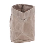 Waxed canvas storage container M