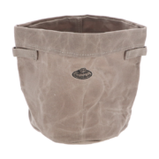 Waxed canvas storage container M
