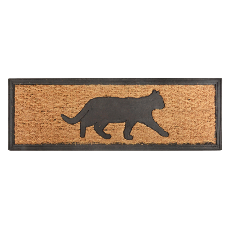 Deurmat rubber/kokos poes