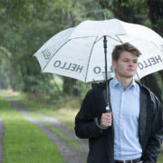 Regenschirm Reflektor "Hello"