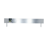 Bordure de jardin basse galvanisée