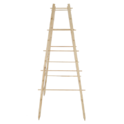Wooden pyramid plant support