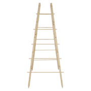 Wooden pyramid plant support