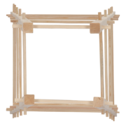 Wooden pyramid plant support