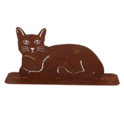 Rust cat lying
